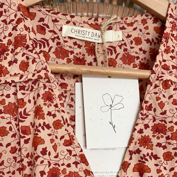 🚨 S O L D 🚨 NWT Christy Dawn “mandarin ditsy” floral dress - Picture 6 of 15